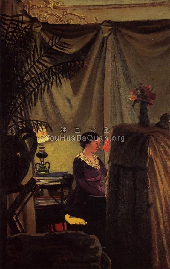 Gabrielle Vallotton at the Piano - 菲利克斯·瓦洛东